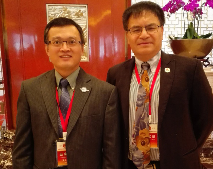 夏云龙会长与倪涛副会长受邀参加中国侨联成立60周年纪念大会
