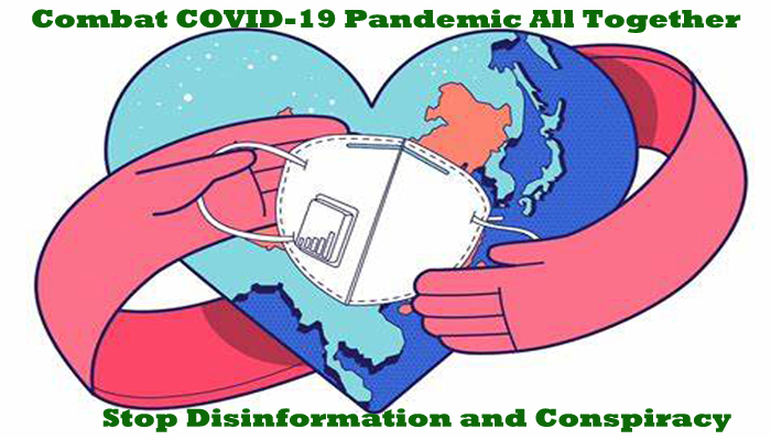 PETITION: Combat COVID-19 pandemic all together through WHO, Stop disinformation and conspiracy 